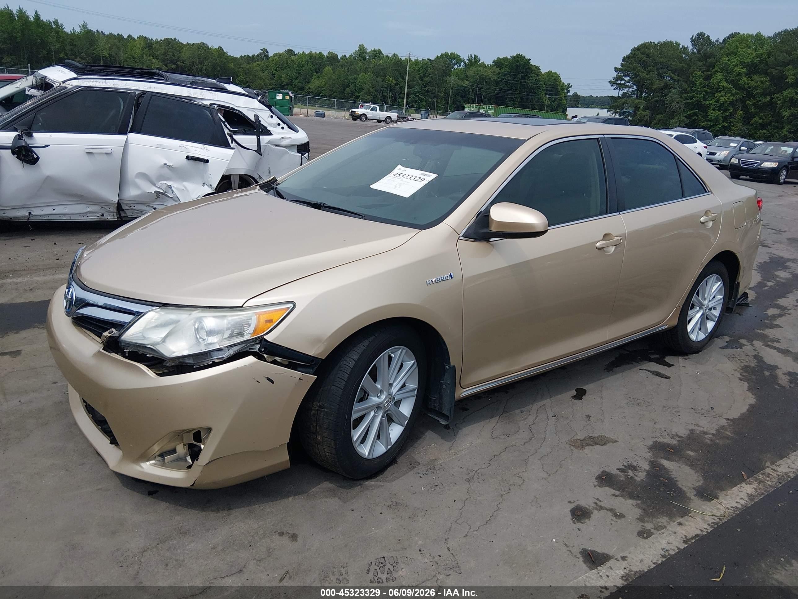 2012 Toyota Camry Hybrid Xle Tan vin: 4T1BD1FK0CU056668