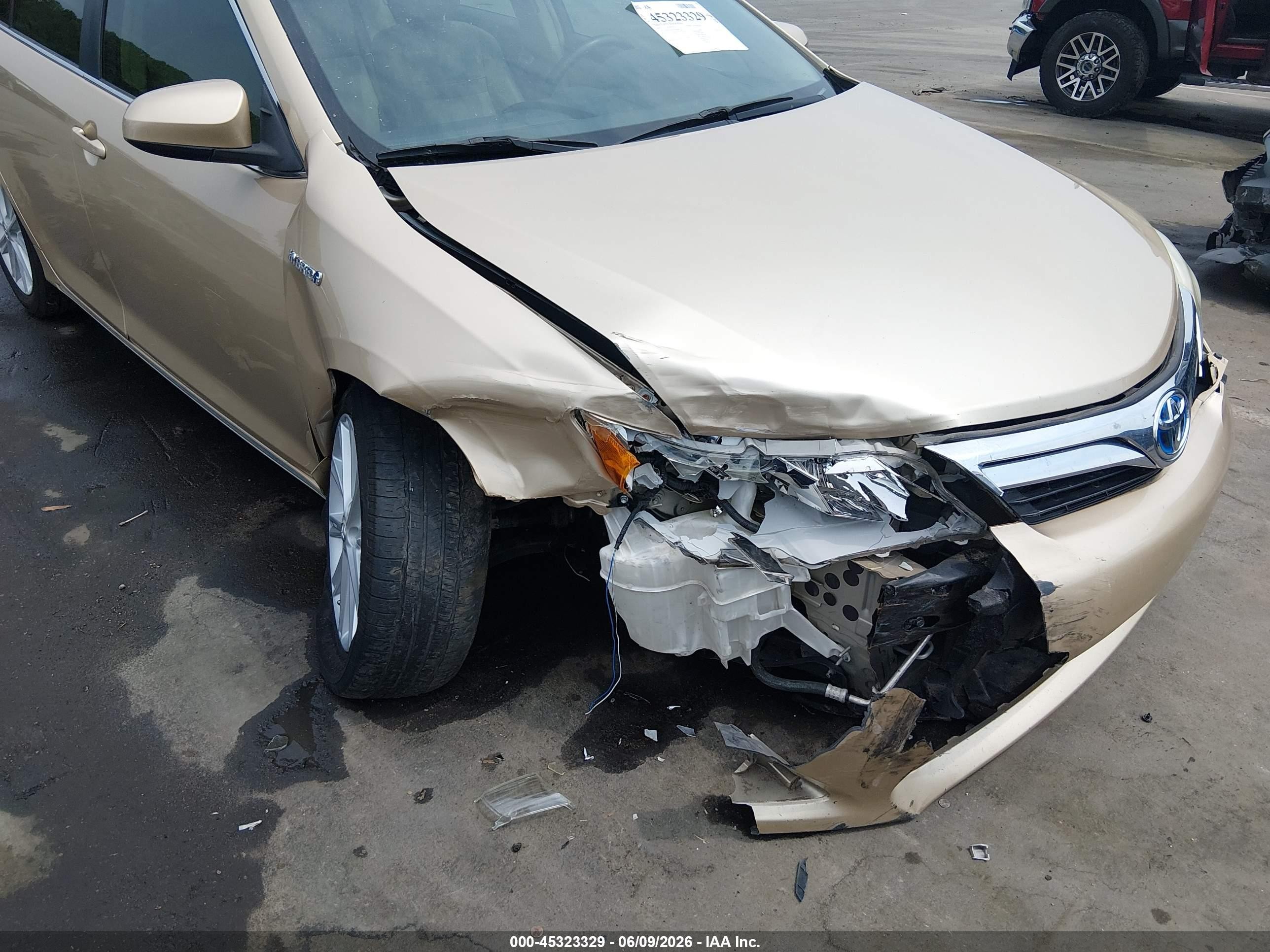 2012 Toyota Camry Hybrid Xle Tan vin: 4T1BD1FK0CU056668