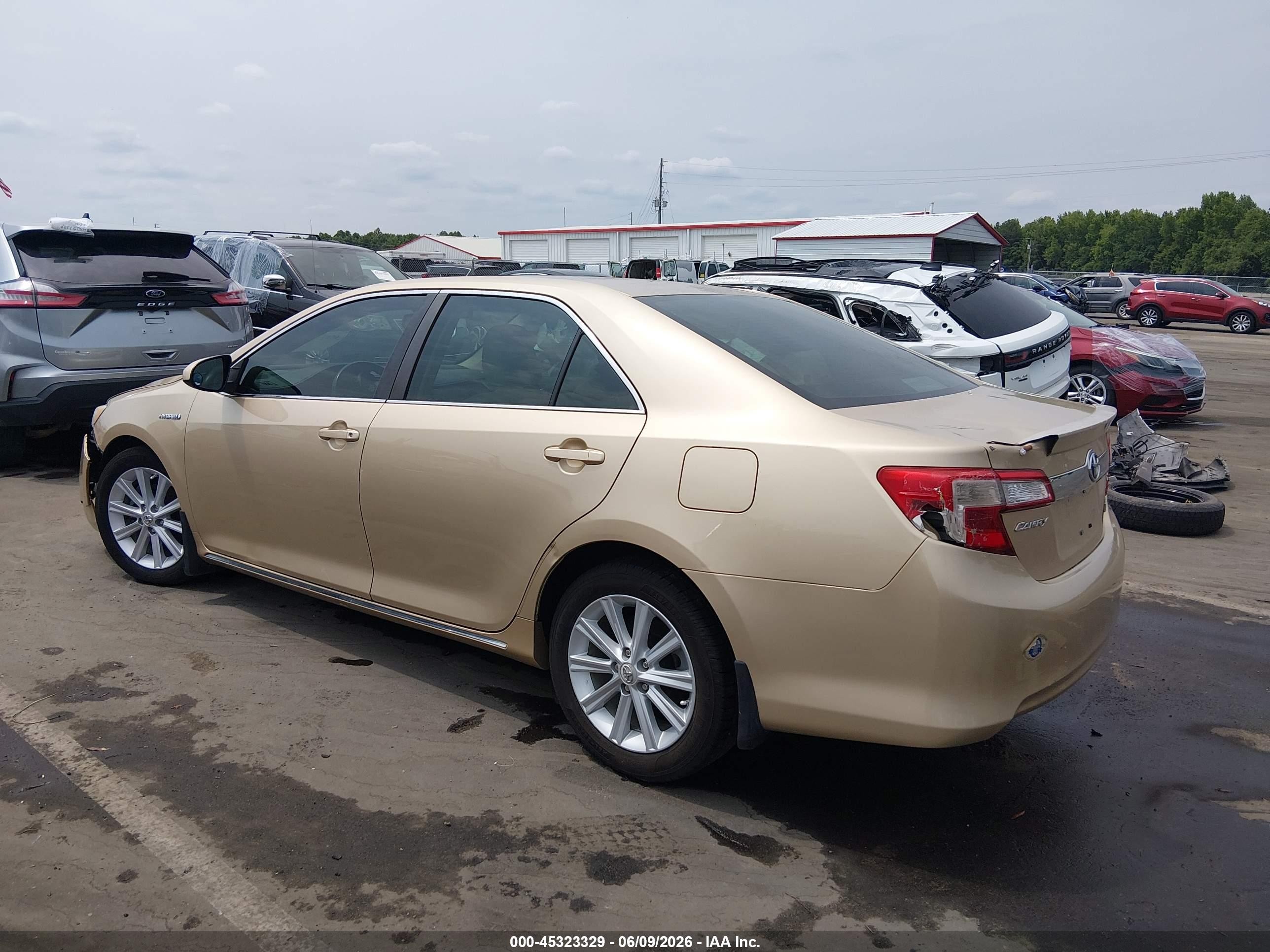 2012 Toyota Camry Hybrid Xle Tan vin: 4T1BD1FK0CU056668