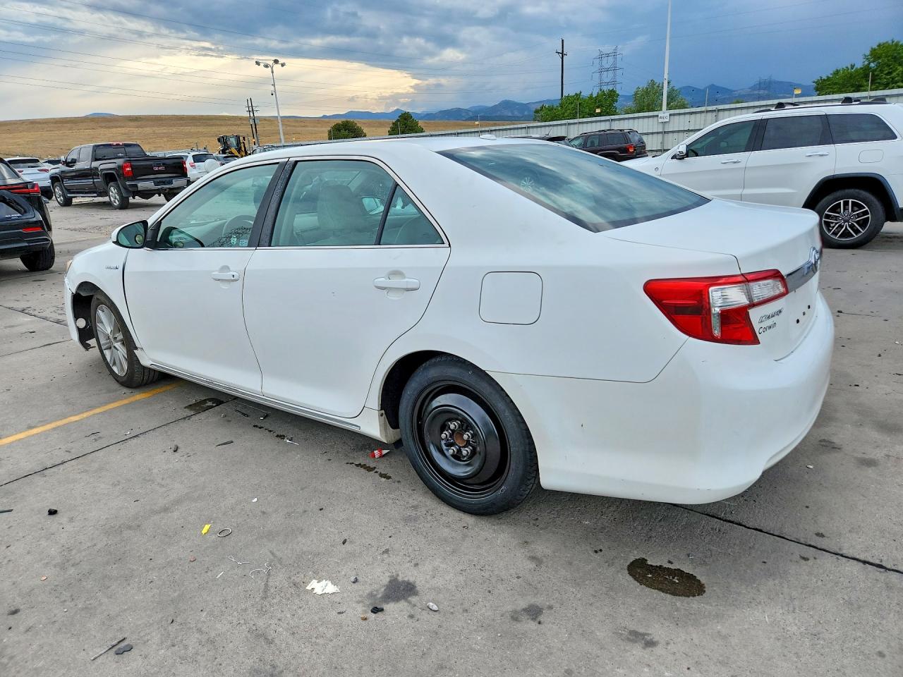 2012 Toyota Camry Hybrid Xle White vin: 4T1BD1FK0CU060607