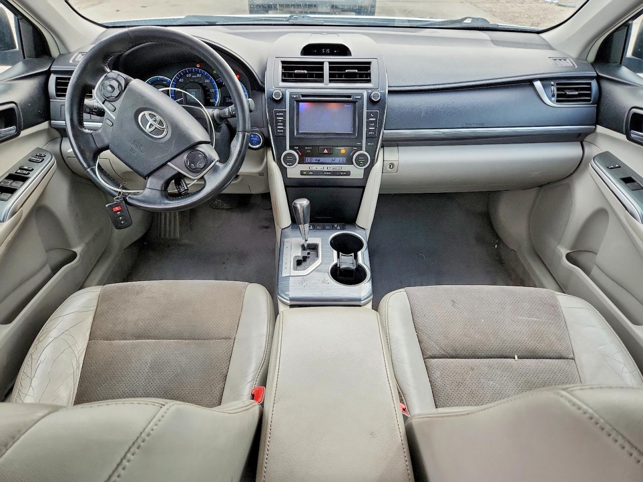 2012 Toyota Camry Hybrid Xle White vin: 4T1BD1FK0CU060607
