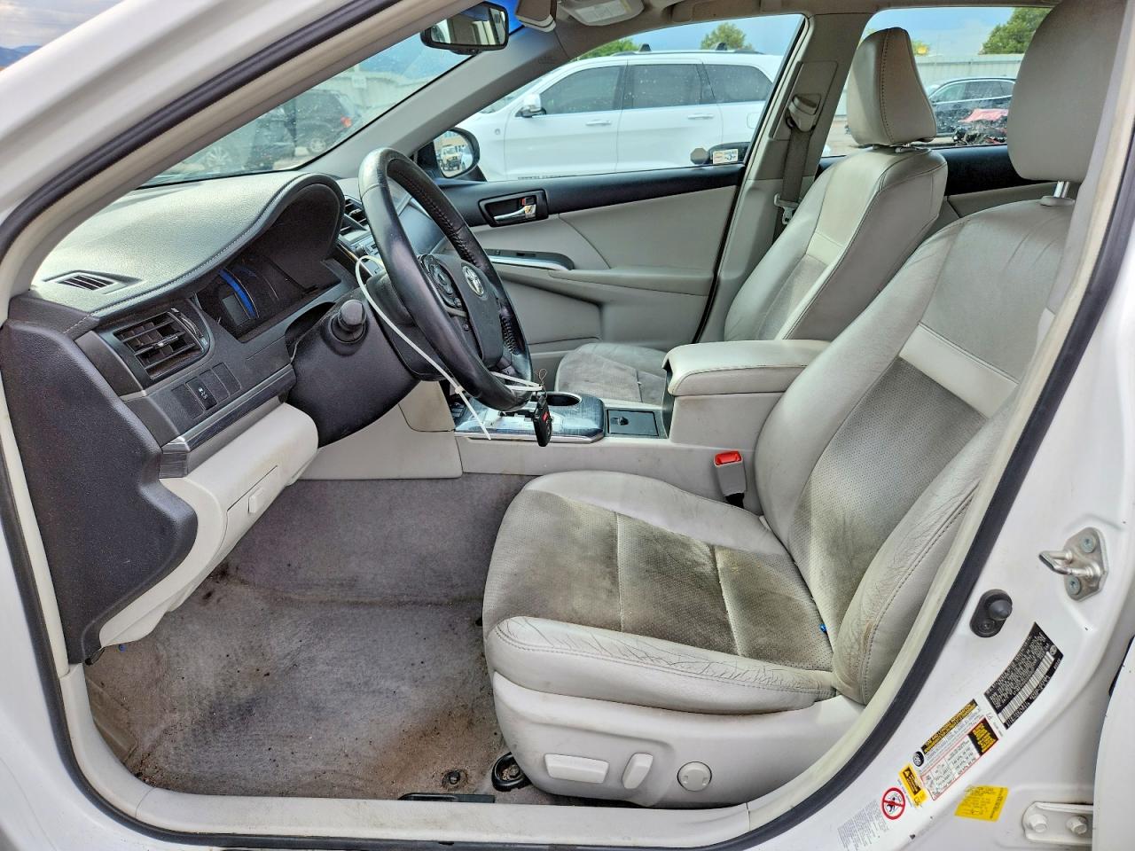 2012 Toyota Camry Hybrid Xle White vin: 4T1BD1FK0CU060607
