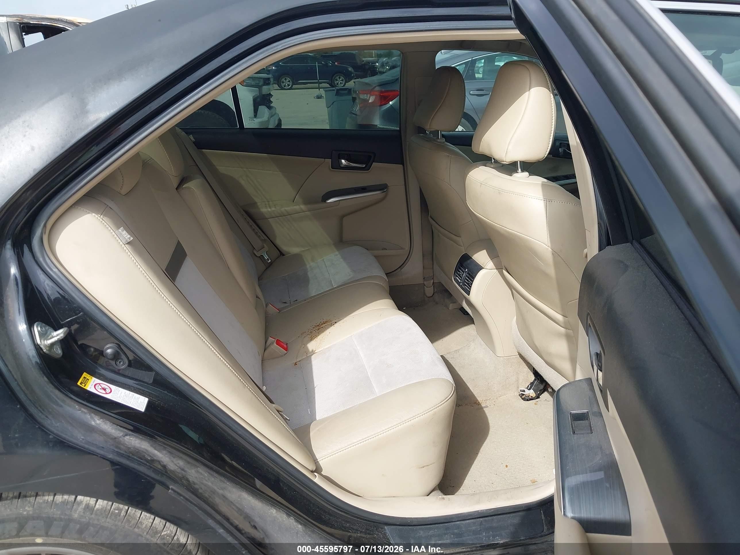 2013 Toyota Camry Hybrid Xle Black vin: 4T1BD1FK0DU066280