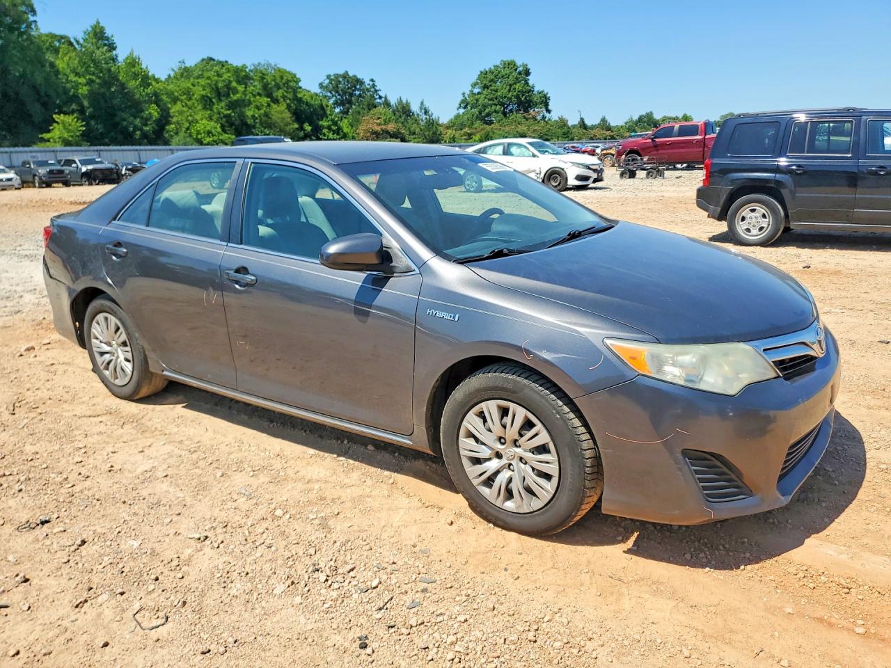 2013 Toyota Camry Hybrid Le Gray vin: 4T1BD1FK0DU066330