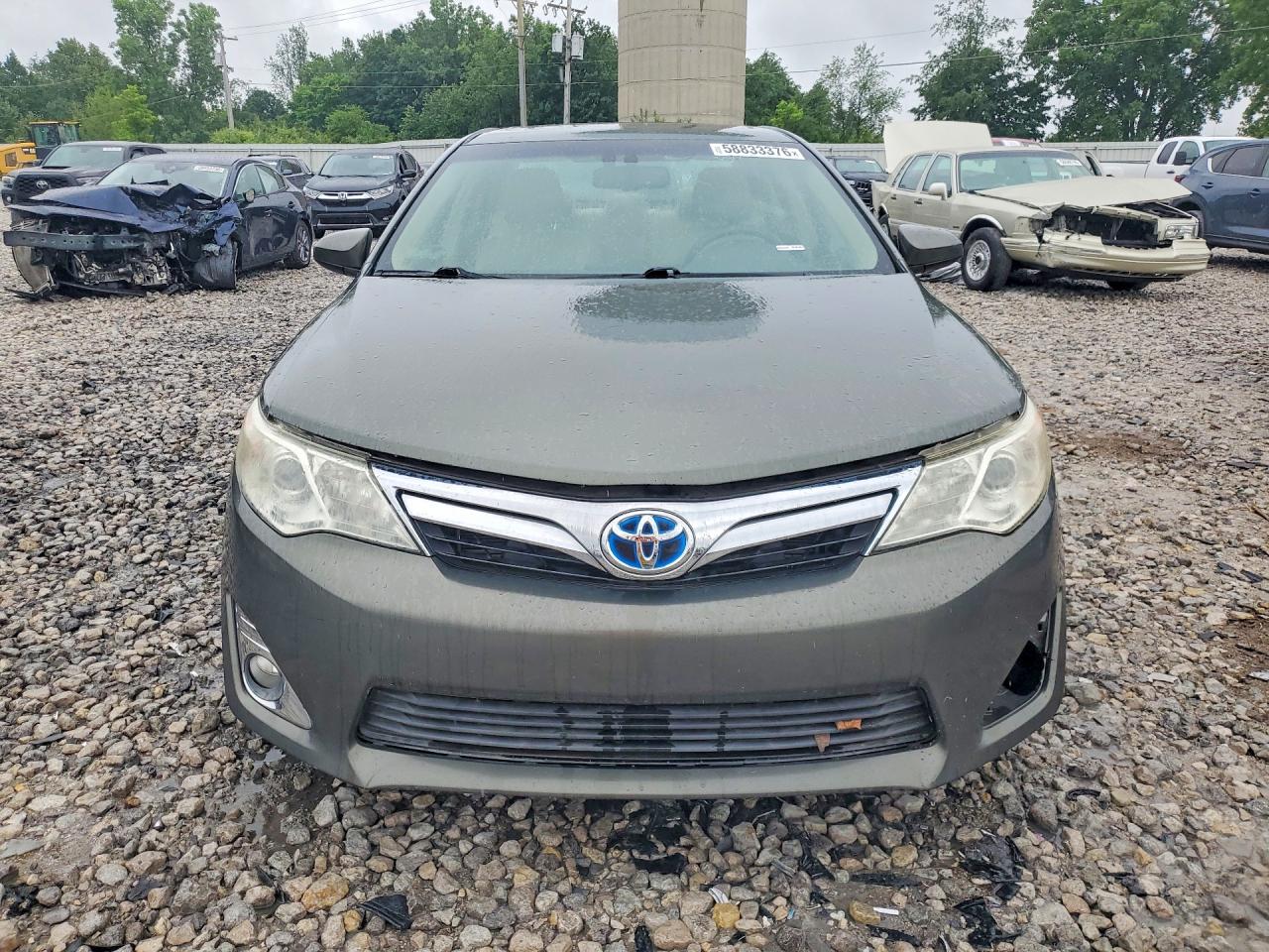 2013 Toyota Camry Hybrid Xle Green vin: 4T1BD1FK0DU066893