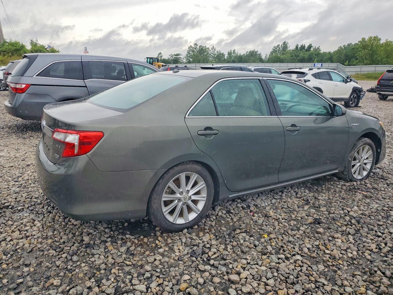 2013 Toyota Camry Hybrid Xle Green vin: 4T1BD1FK0DU066893