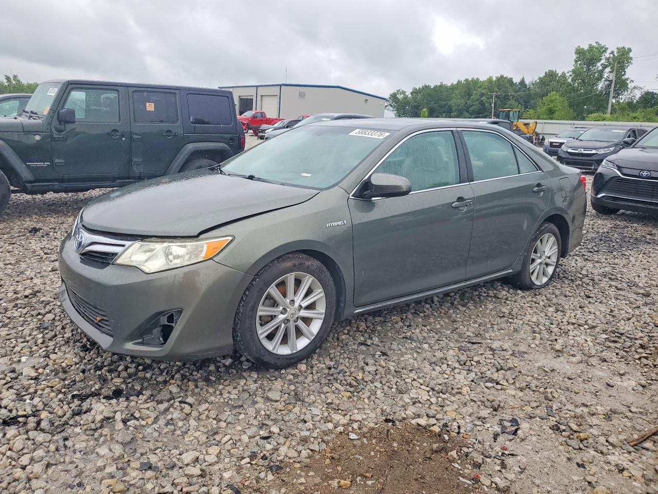 2013 Toyota Camry Hybrid Xle Green vin: 4T1BD1FK0DU066893