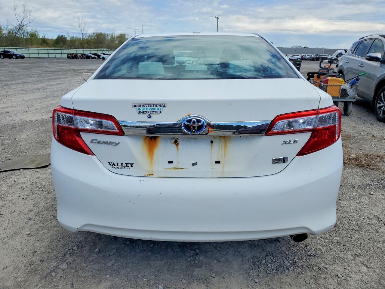 2013 Toyota Camry Hybrid Xle White vin: 4T1BD1FK0DU078476