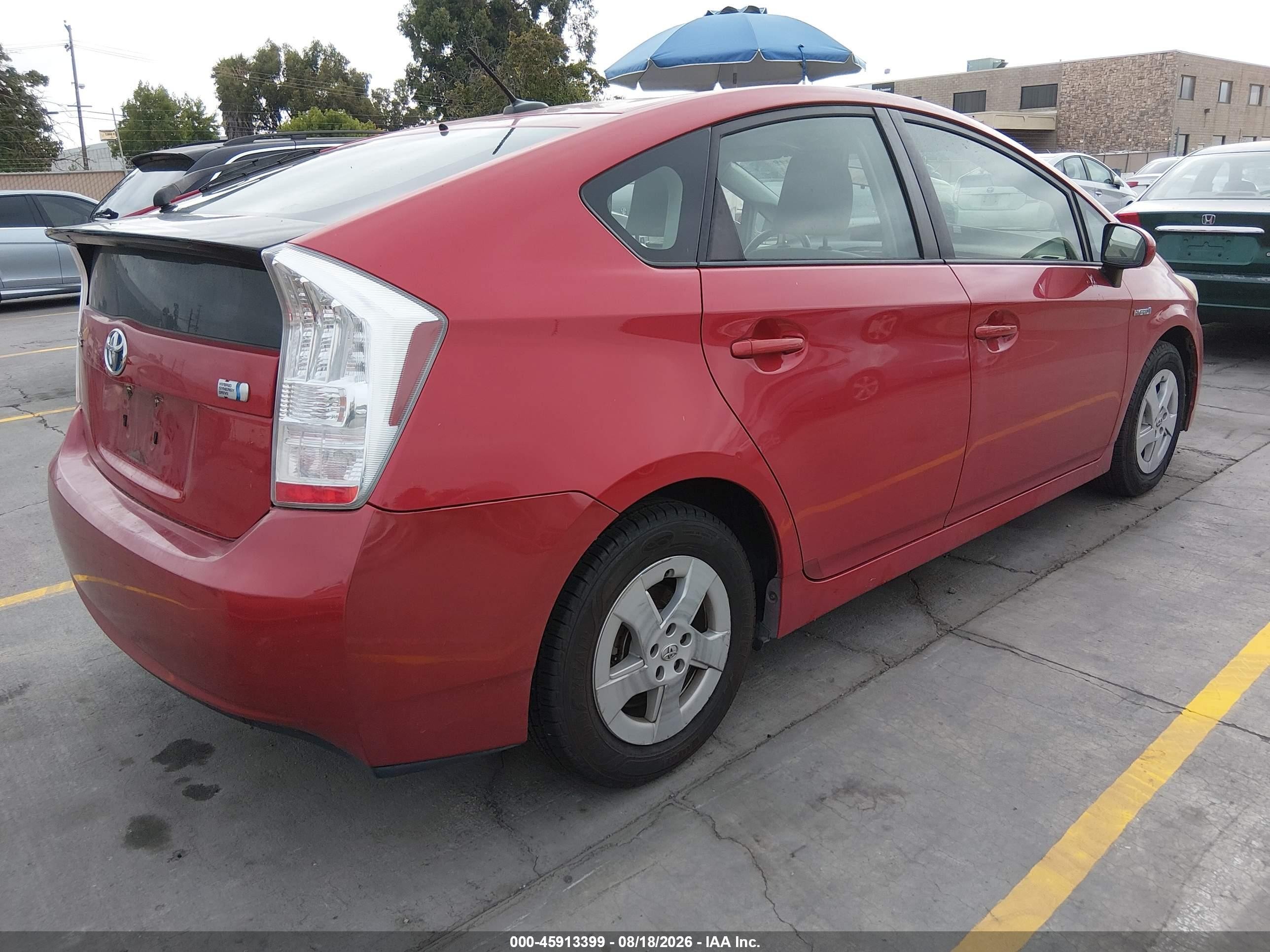 2013 Toyota Camry Hybrid Xle Red vin: 4T1BD1FK0DU085721