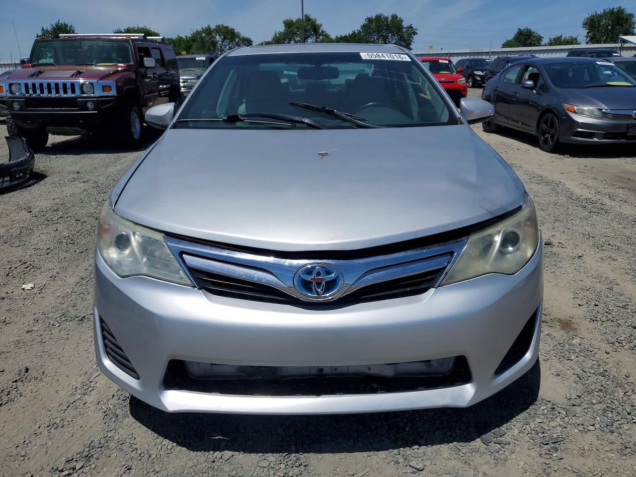 2013 Toyota Camry Hybrid Xle Silver vin: 4T1BD1FK0DU086562