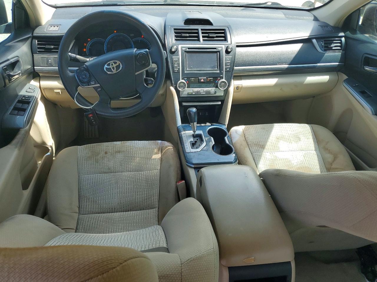2013 Toyota Camry Hybrid Le White vin: 4T1BD1FK0DU091020