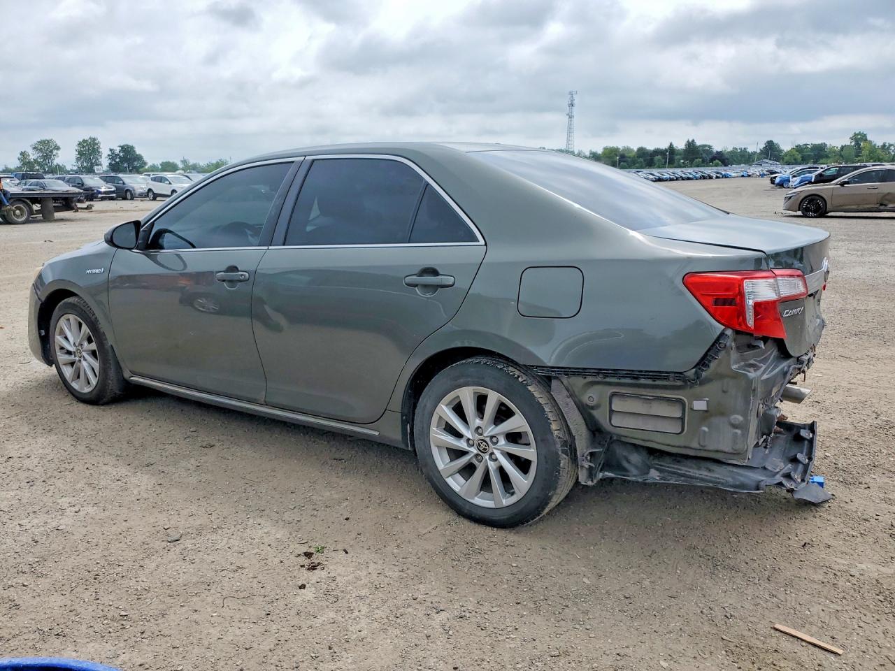 2014 Toyota Camry Hybrid Le Green vin: 4T1BD1FK0EU097224