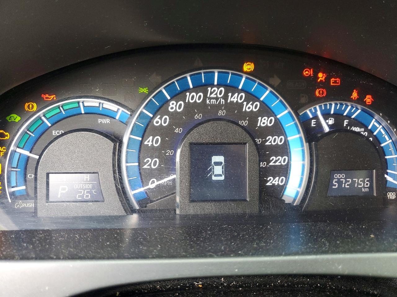2014 Toyota Camry Hybrid Le Green vin: 4T1BD1FK0EU097224