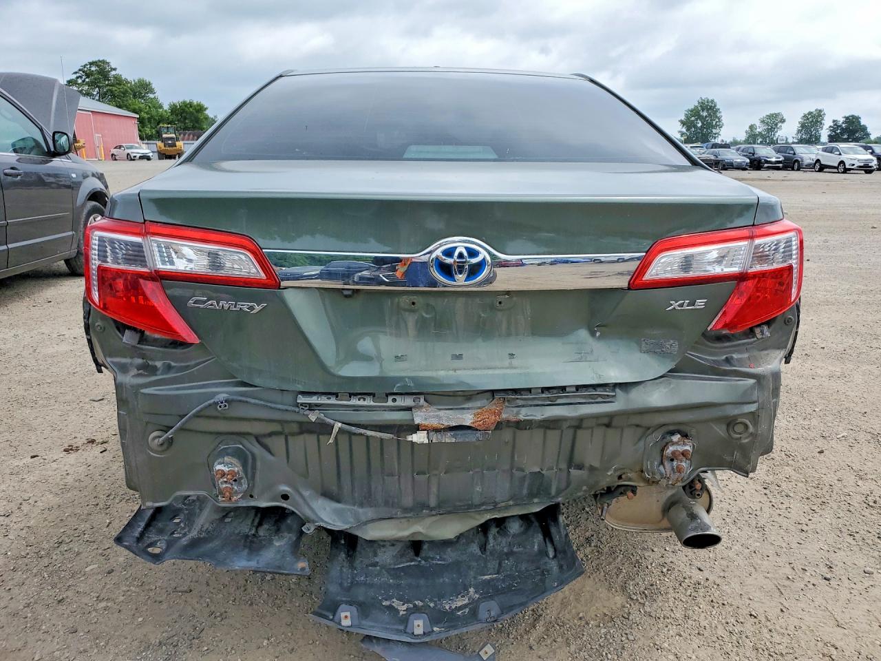 2014 Toyota Camry Hybrid Le Green vin: 4T1BD1FK0EU097224