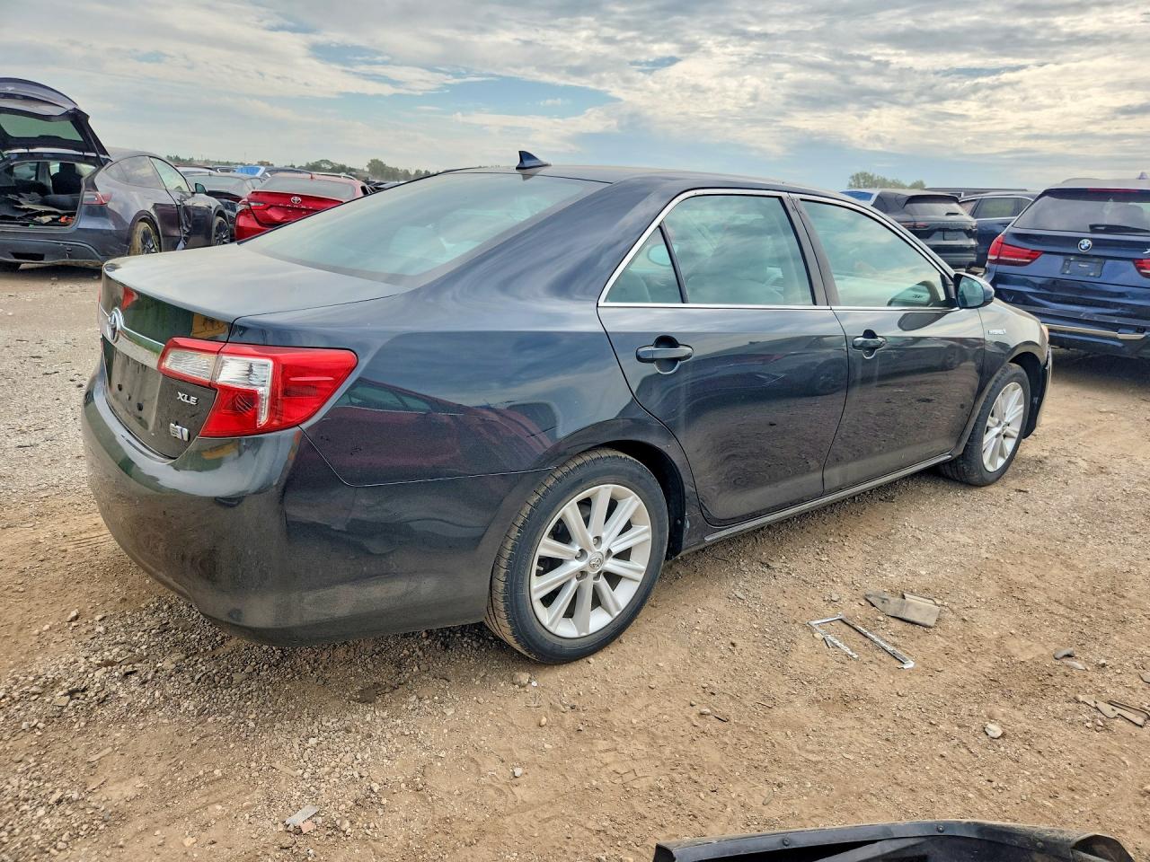 2014 Toyota Camry Hybrid Xle Black vin: 4T1BD1FK0EU097465