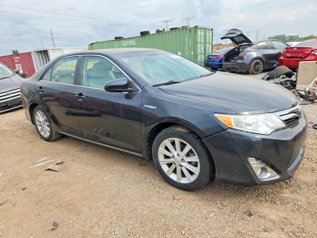 2014 Toyota Camry Hybrid Xle Black vin: 4T1BD1FK0EU097465
