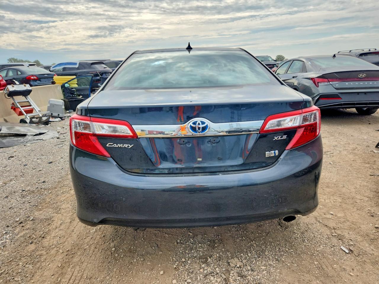 2014 Toyota Camry Hybrid Xle Black vin: 4T1BD1FK0EU097465