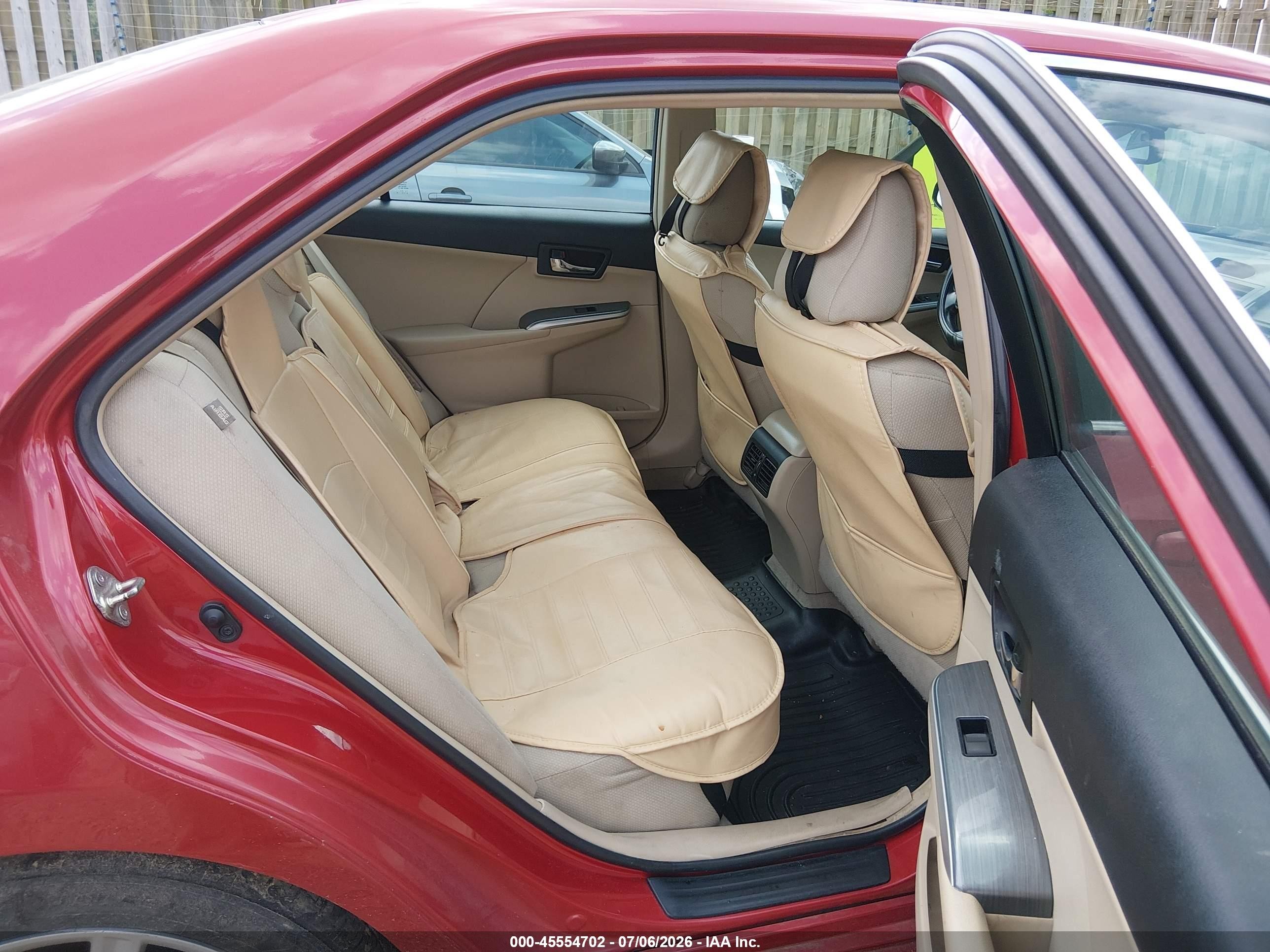 2014 Toyota Camry Hybrid Xle Red vin: 4T1BD1FK0EU097918