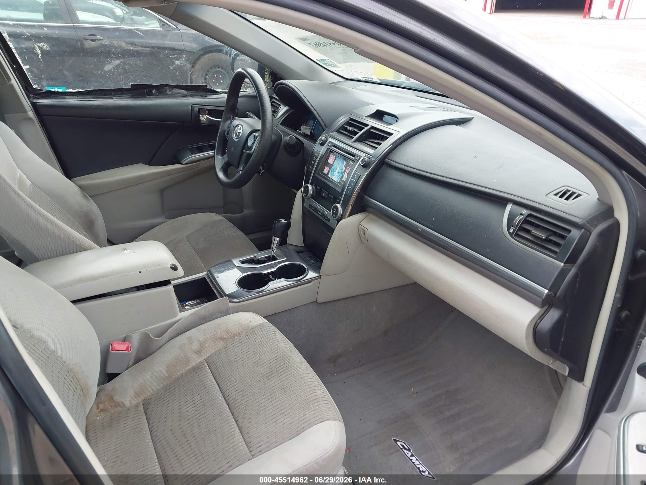 2014 Toyota Camry Hybrid Le Gray vin: 4T1BD1FK0EU104852