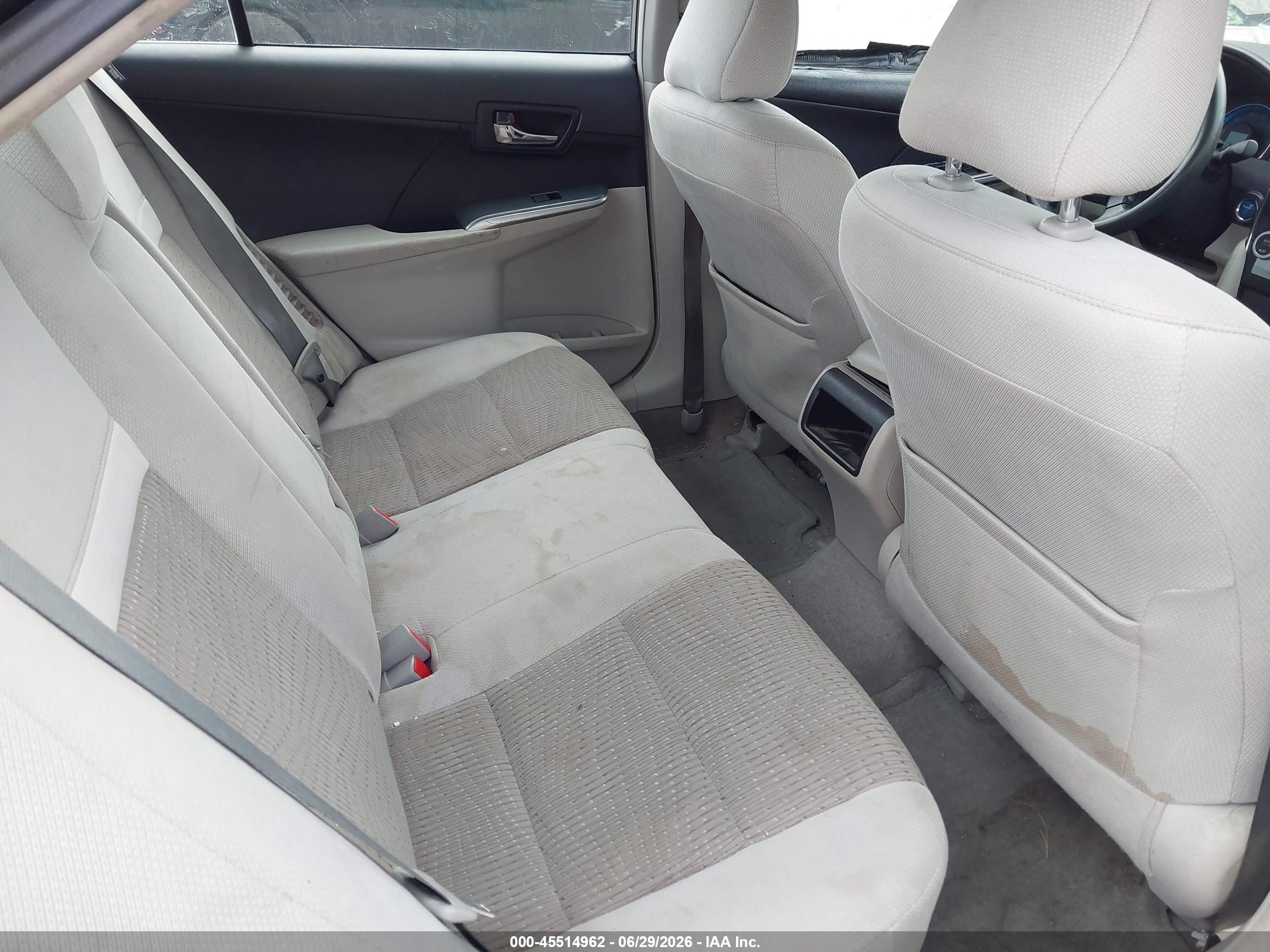 2014 Toyota Camry Hybrid Le Gray vin: 4T1BD1FK0EU104852