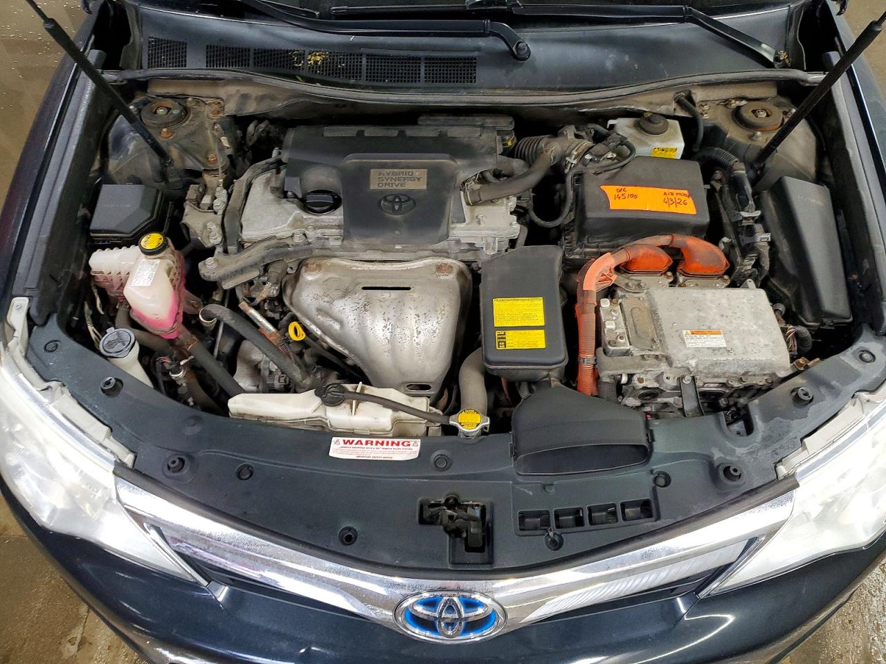 2014 Toyota Camry Hybrid Xle Black vin: 4T1BD1FK0EU107587