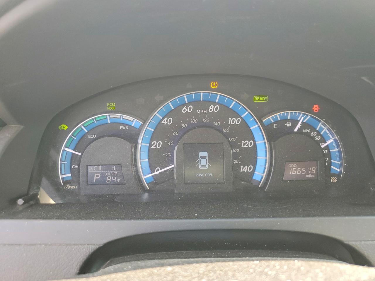 2014 Toyota Camry Hybrid Le Белый vin: 4T1BD1FK0EU108707