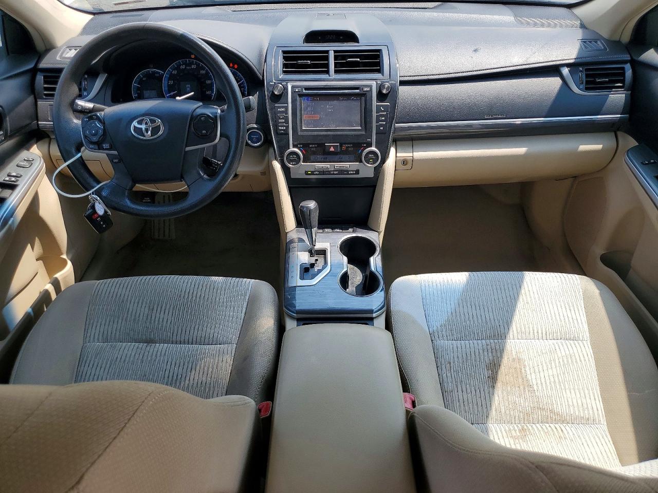 2014 Toyota Camry Hybrid Le Белый vin: 4T1BD1FK0EU108707