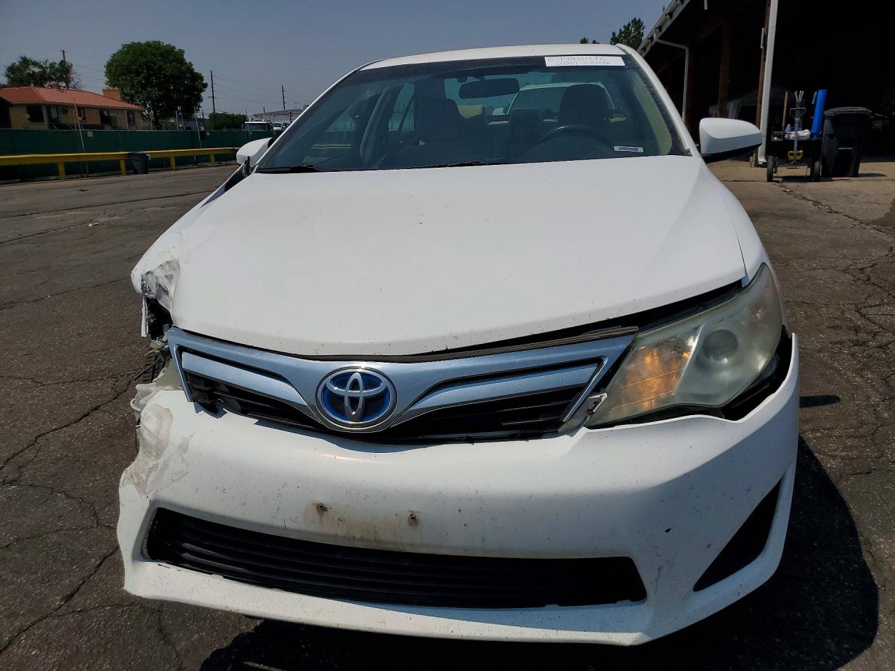 2014 Toyota Camry Hybrid Le Белый vin: 4T1BD1FK0EU108707
