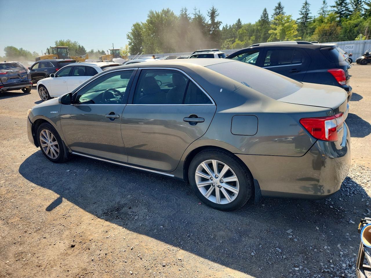 2014 Toyota Camry Hybrid Gray vin: 4T1BD1FK0EU116760