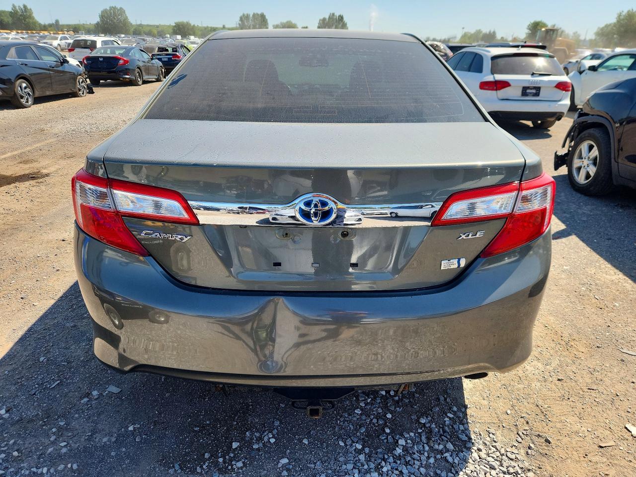 2014 Toyota Camry Hybrid Gray vin: 4T1BD1FK0EU116760