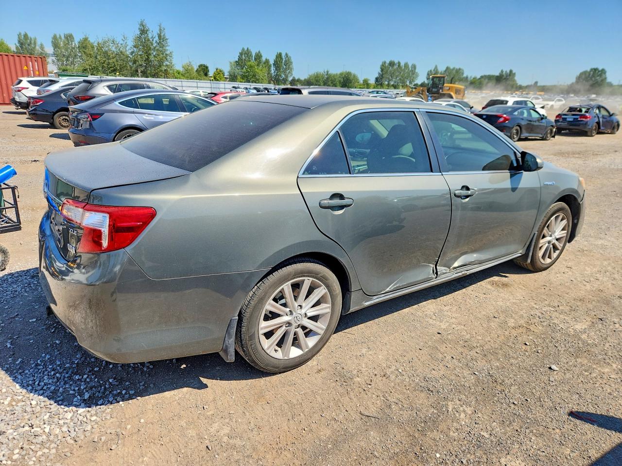 2014 Toyota Camry Hybrid Gray vin: 4T1BD1FK0EU116760