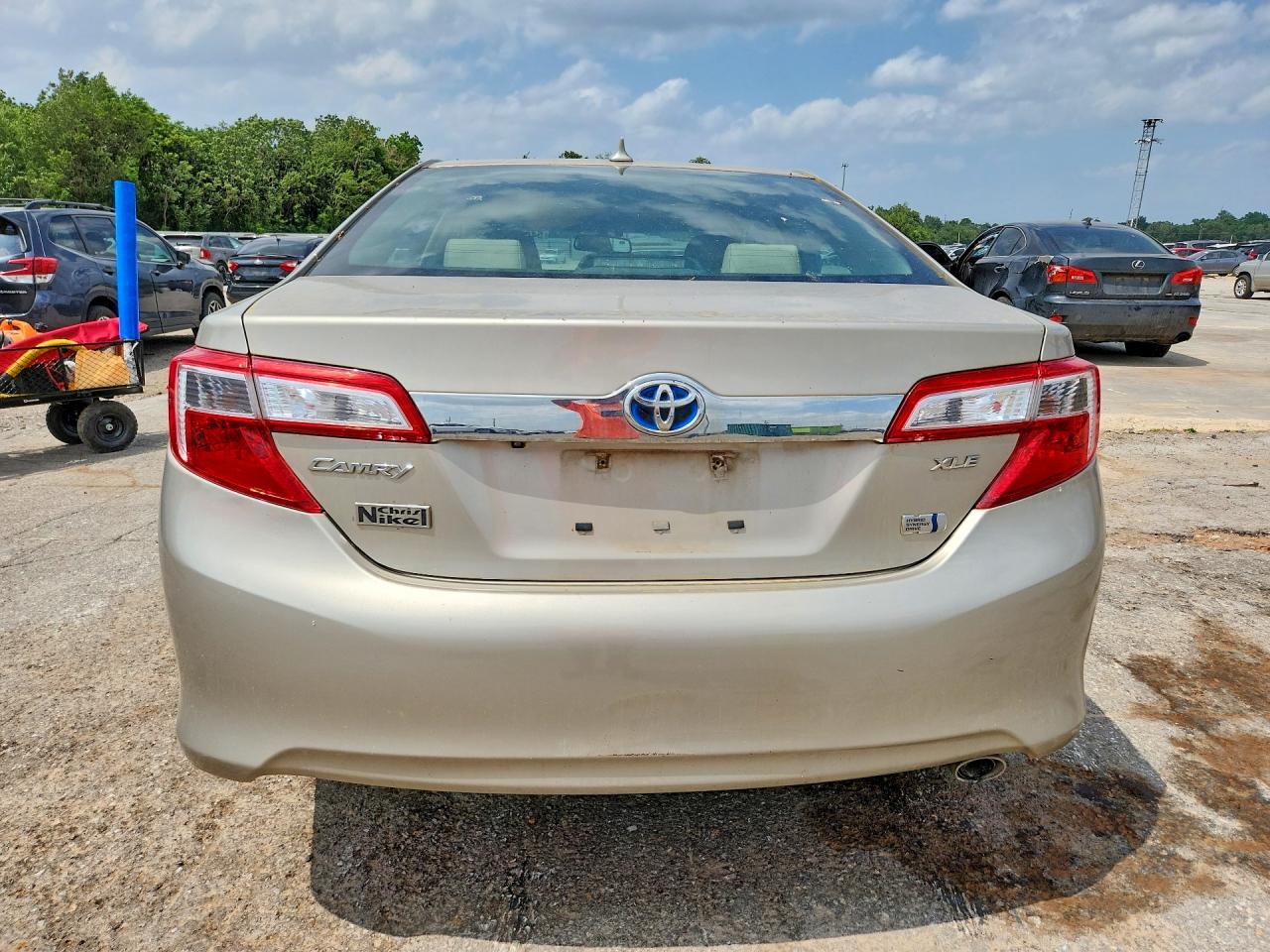 2014 Toyota Camry Hybrid Xle Tan vin: 4T1BD1FK0EU132151