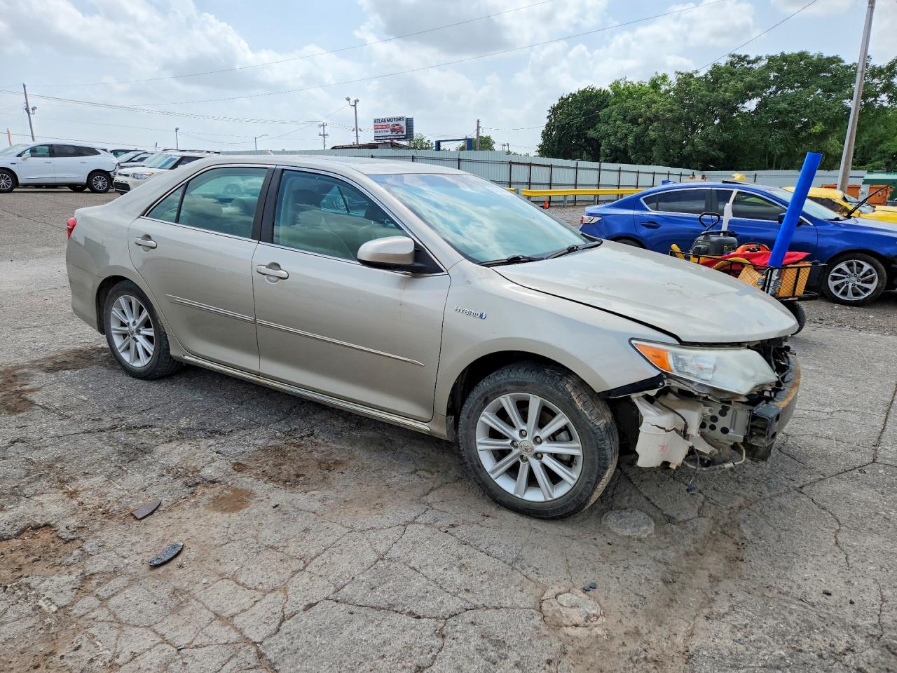 2014 Toyota Camry Hybrid Xle Tan vin: 4T1BD1FK0EU132151