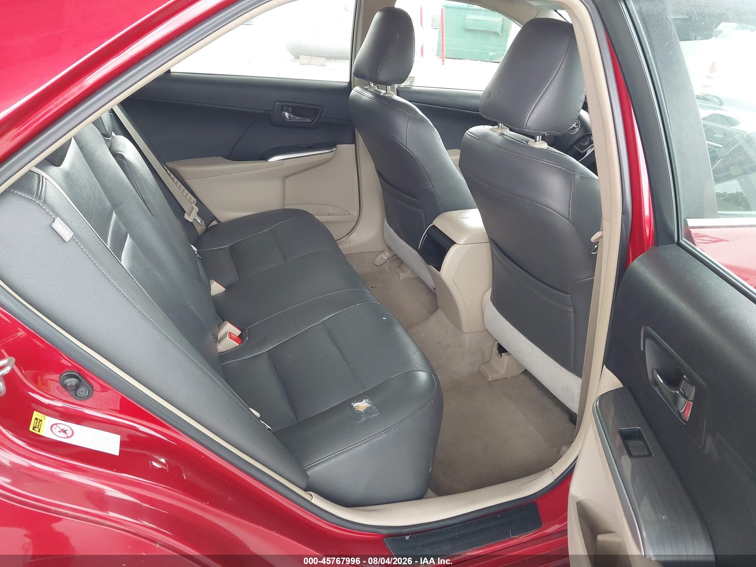 2014 Toyota Camry Hybrid Le Red vin: 4T1BD1FK0EU132831