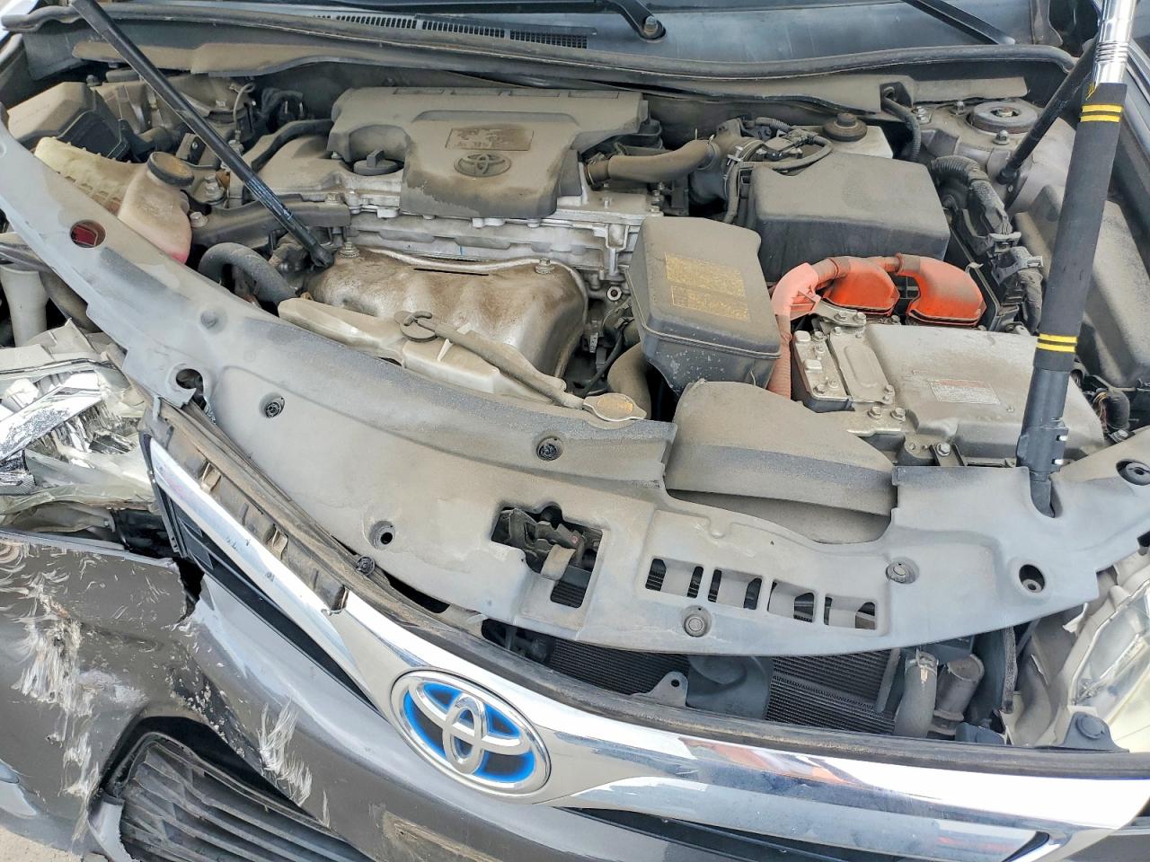2014 Toyota Camry Hybrid Le Gray vin: 4T1BD1FK0EU134370