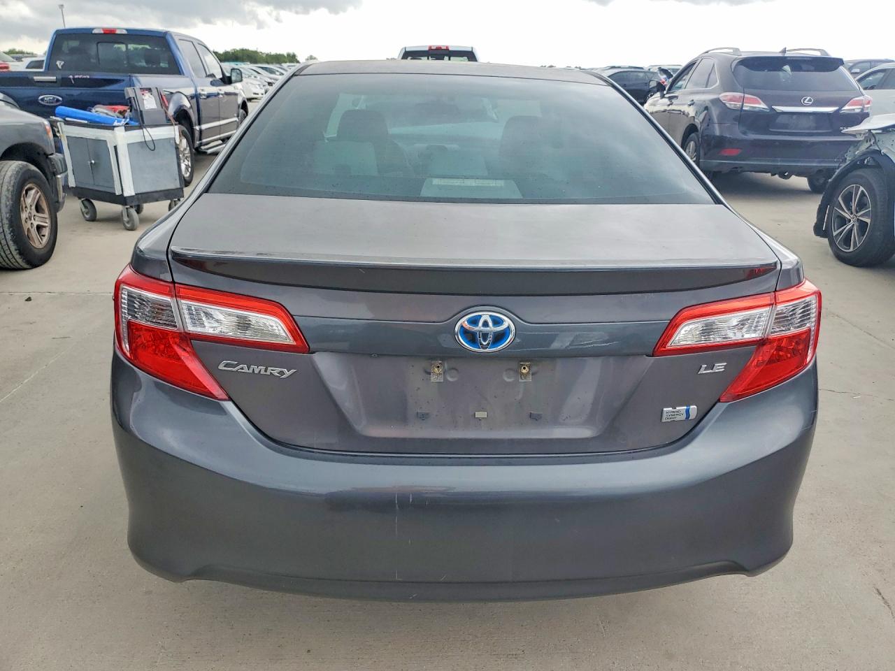 2014 Toyota Camry Hybrid Le Gray vin: 4T1BD1FK0EU134370