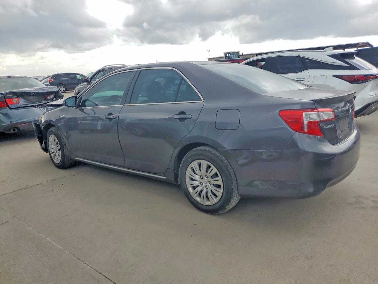 2014 Toyota Camry Hybrid Le Gray vin: 4T1BD1FK0EU134370