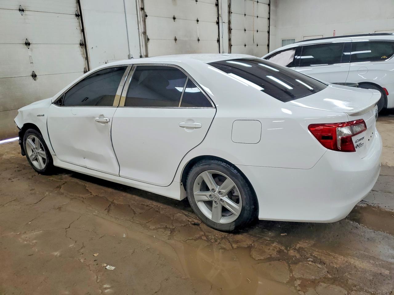 2014 Toyota Camry Hybrid Se White vin: 4T1BD1FK0EU137964