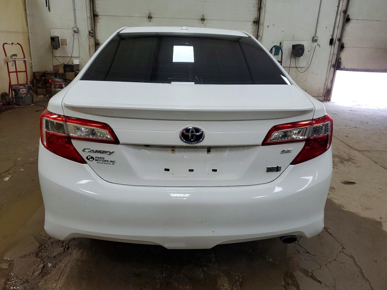 2014 Toyota Camry Hybrid Se White vin: 4T1BD1FK0EU137964