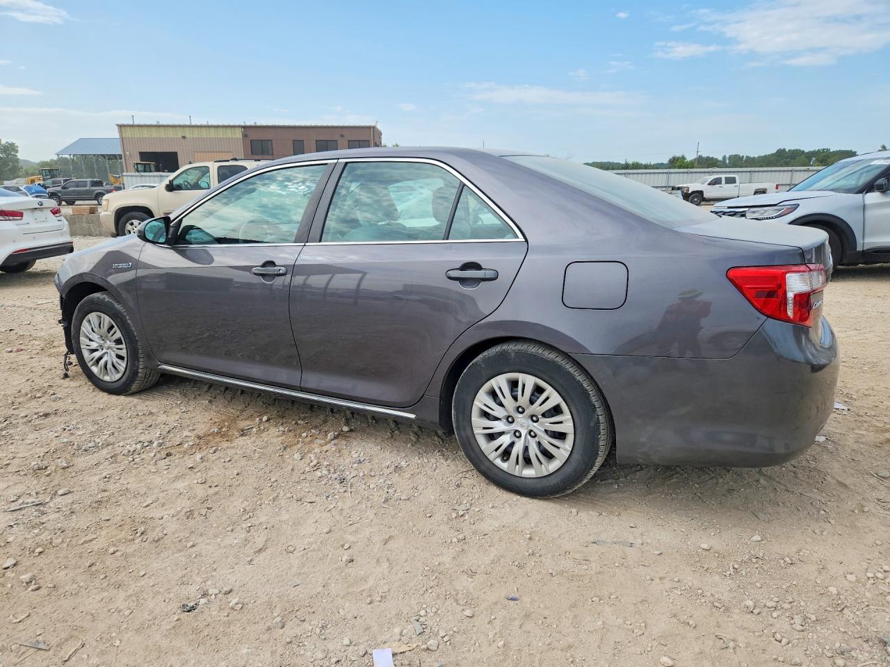 2014 Toyota Camry Hybrid Le Серый vin: 4T1BD1FK0EU140220