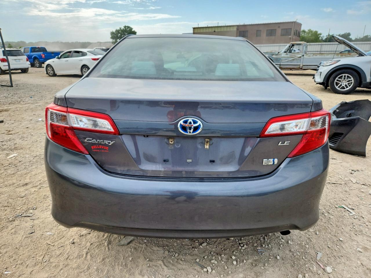 2014 Toyota Camry Hybrid Le Серый vin: 4T1BD1FK0EU140220