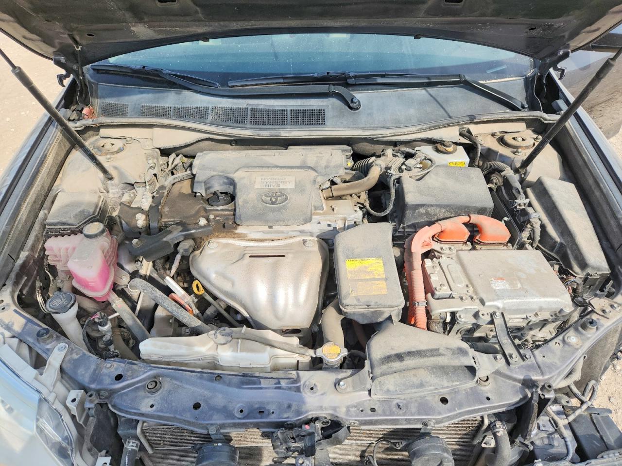 2014 Toyota Camry Hybrid Le Серый vin: 4T1BD1FK0EU140220