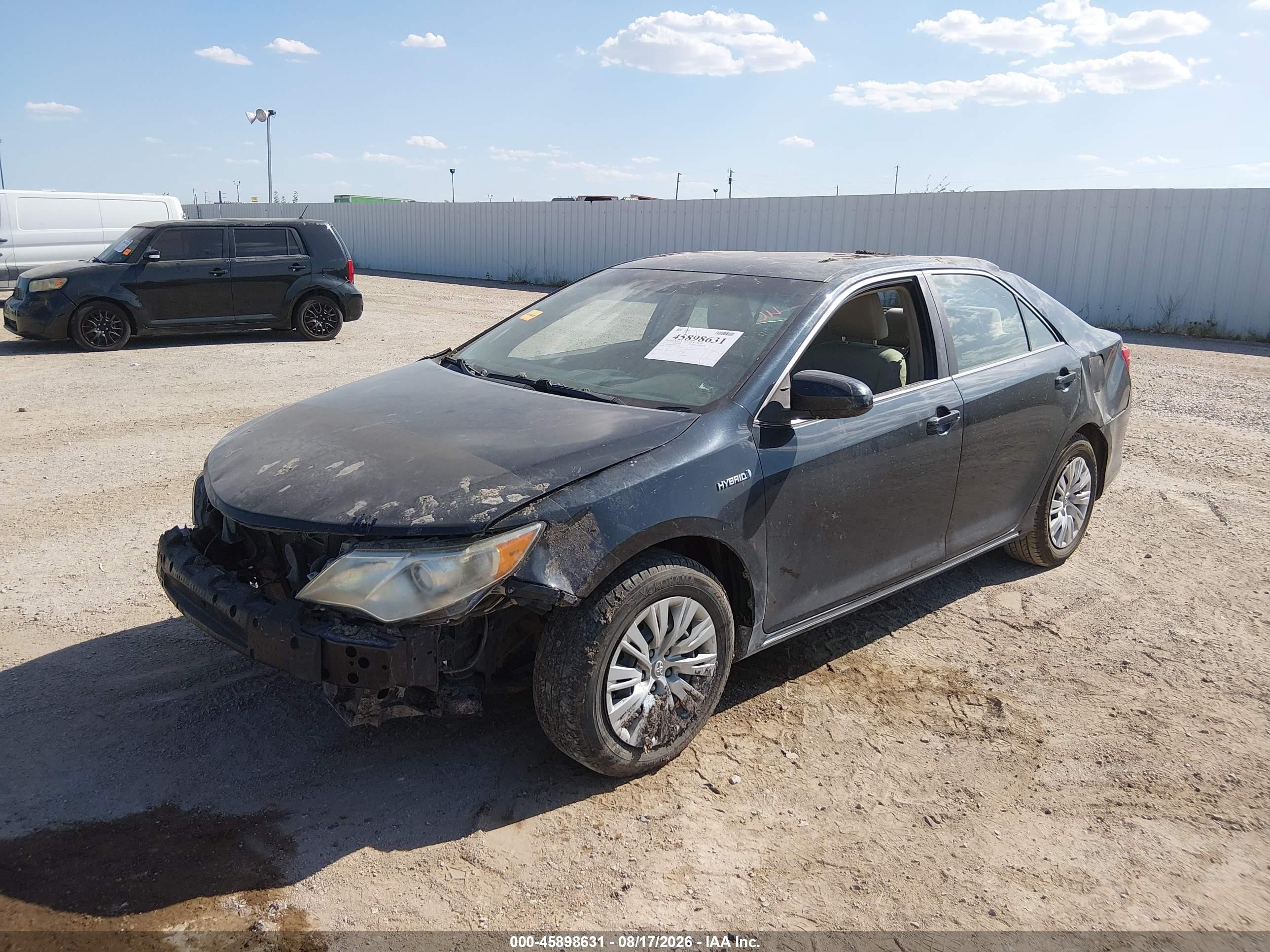 2014 Toyota Camry Hybrid Le Blue vin: 4T1BD1FK0EU141352