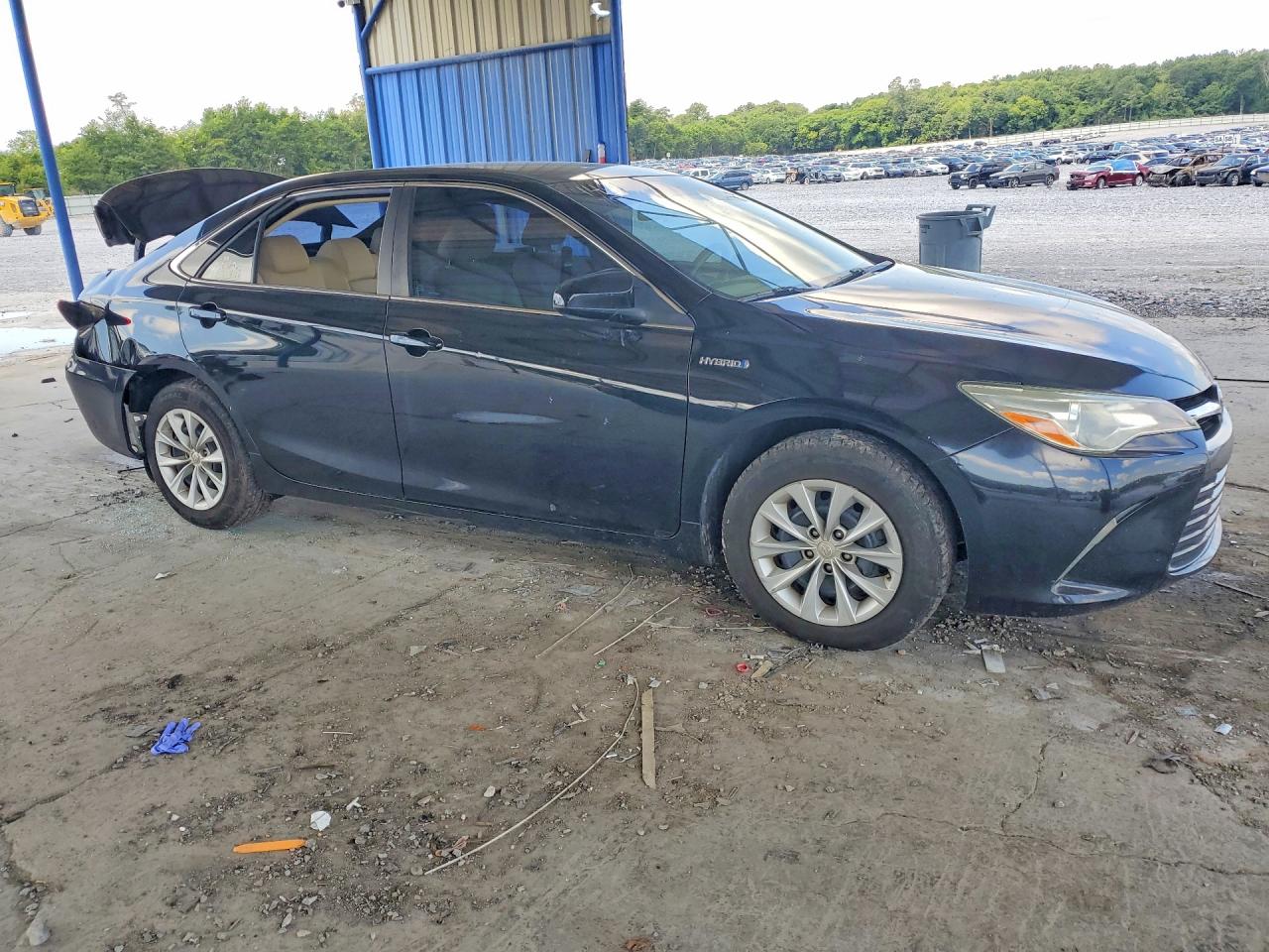 2015 Toyota Camry Hybrid Le Black vin: 4T1BD1FK0FU144401