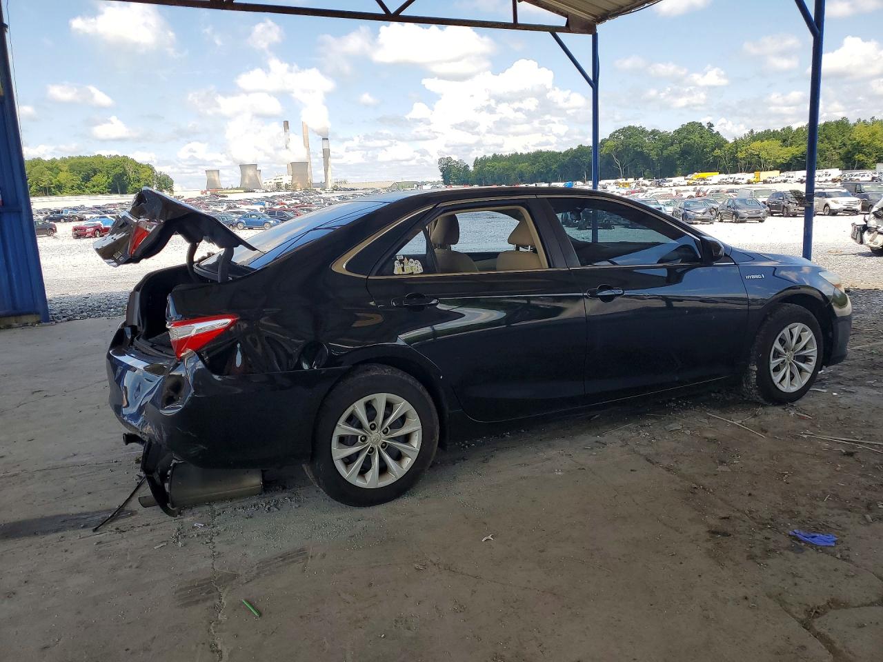 2015 Toyota Camry Hybrid Le Black vin: 4T1BD1FK0FU144401