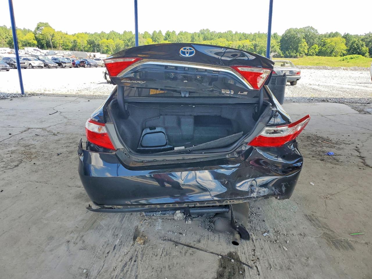 2015 Toyota Camry Hybrid Le Black vin: 4T1BD1FK0FU144401