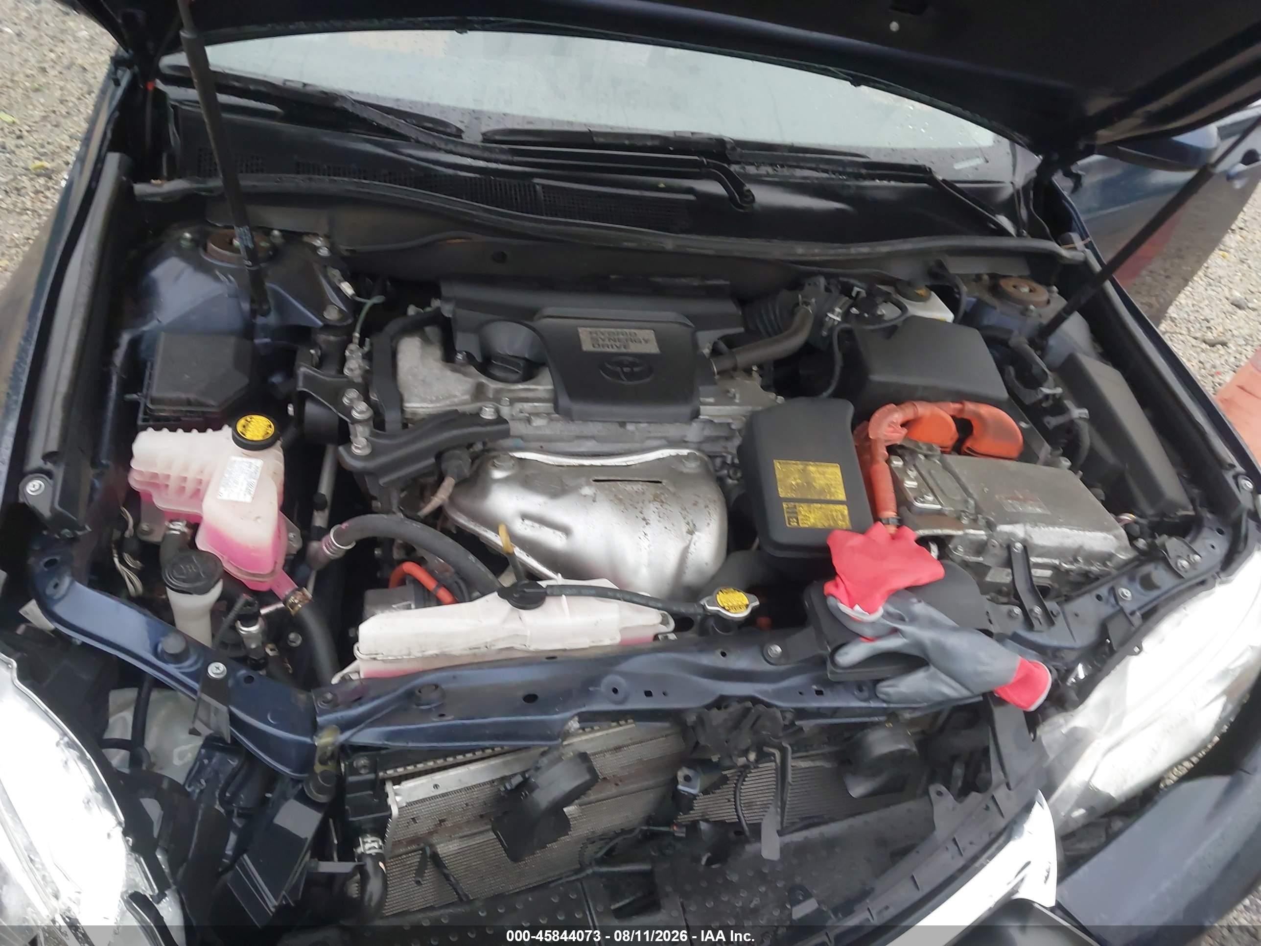 2015 Toyota Camry Hybrid Le Синий vin: 4T1BD1FK0FU148349
