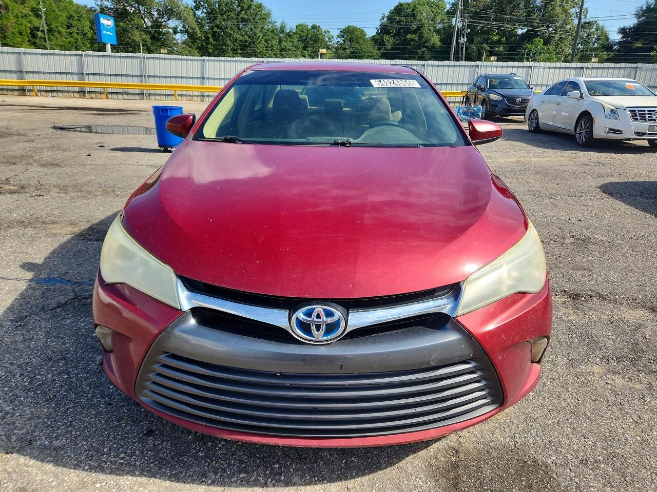 2015 Toyota Camry Hybrid Le Red vin: 4T1BD1FK0FU148741