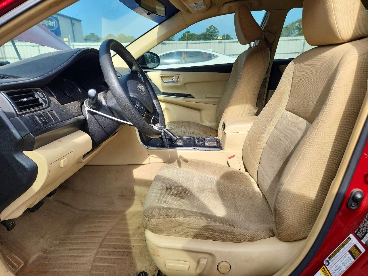 2015 Toyota Camry Hybrid Le Red vin: 4T1BD1FK0FU148741
