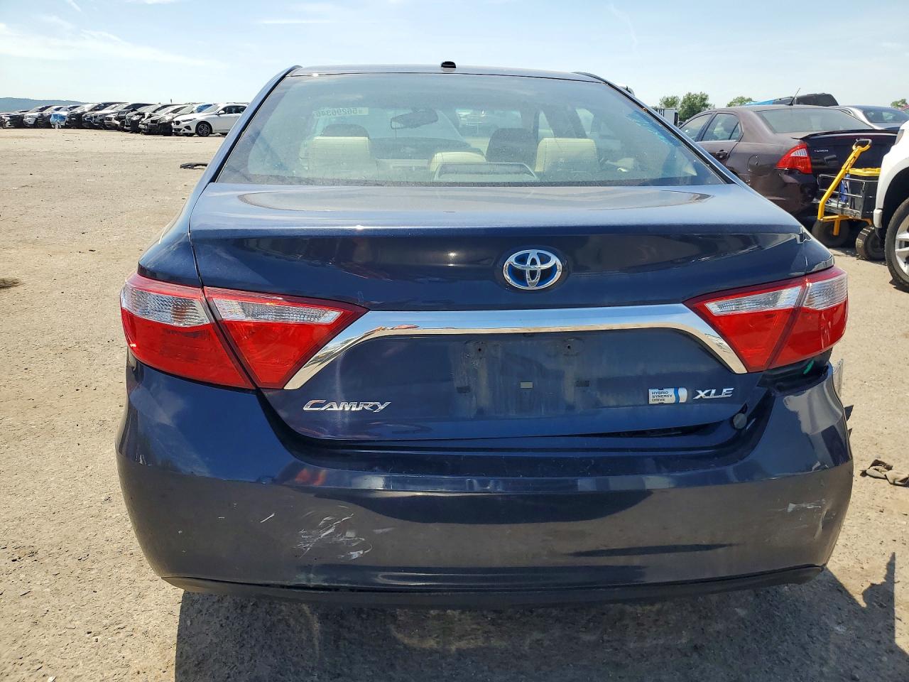 2015 Toyota Camry Hybrid Xle Blue vin: 4T1BD1FK0FU150294
